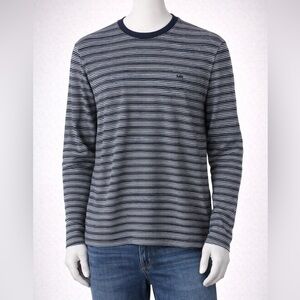 Michael Kors Striped Cotton Piqué Long-Sleeve T-Shirt
Sz M